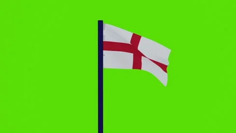 Flag of England 스톡 동영상 256457034