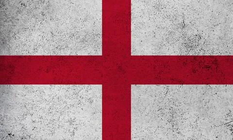 Flag England grunge texture Illustrazione stock