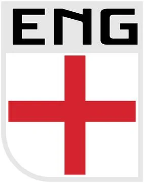 Flag of england icon Stock Illustration