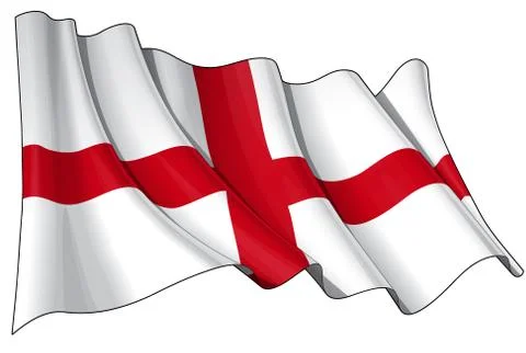 Flag of England Stock Illustration