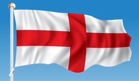 Flag of England Stock Illustration
