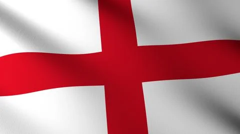 Flag of The England. Stock Illustration