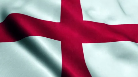 Flag of England - Seamless looping Видео 219004558
