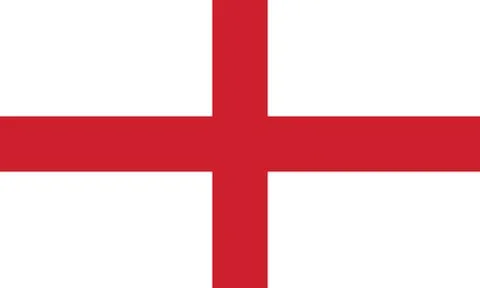 Flag of England, vector illustration Stock Illustration