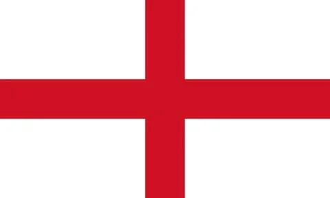 Flag of England - Vector illustration. Stock Illustration