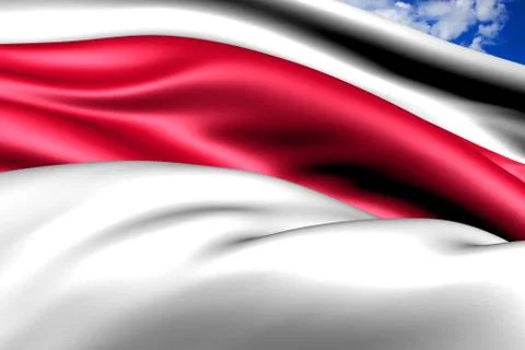 Flag of enschede Stock Illustration