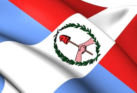 Flag of entre rios Stock Illustration
