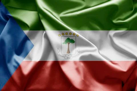 Flag of equatorial-guinea Stock Illustration