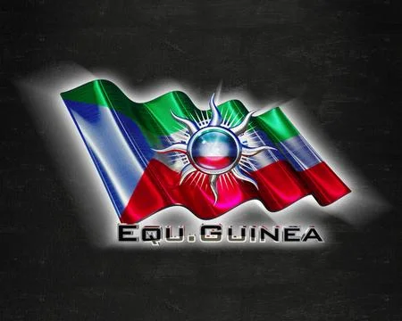 Flag EquGuinea quality designer flag Illustration