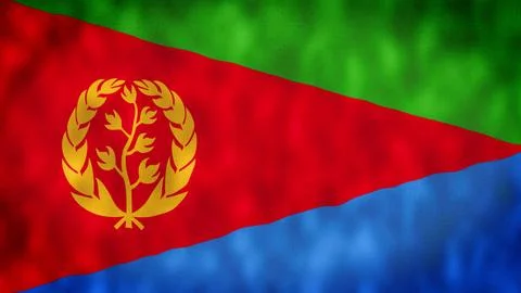 Flag of Eritrea Stock Illustration