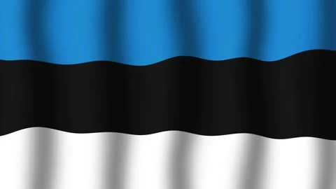 Flag of Estonia Vidéo 175730937