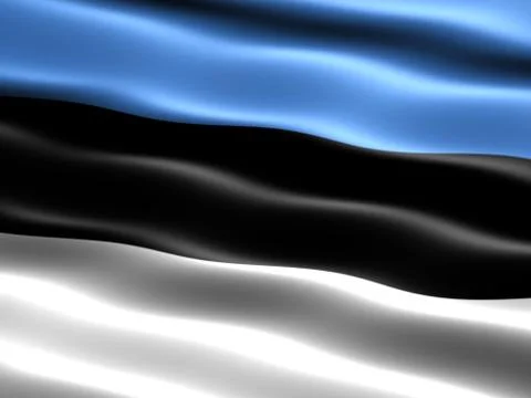 Flag of estonia Иллюстрация