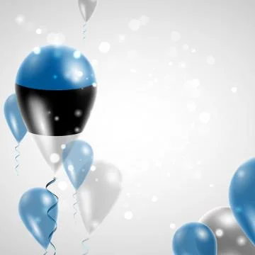 Flag of Estonia Stock Illustration