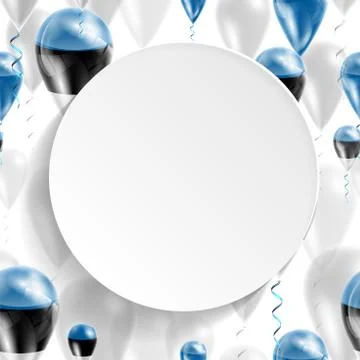 Flag of Estonia Stock Illustration