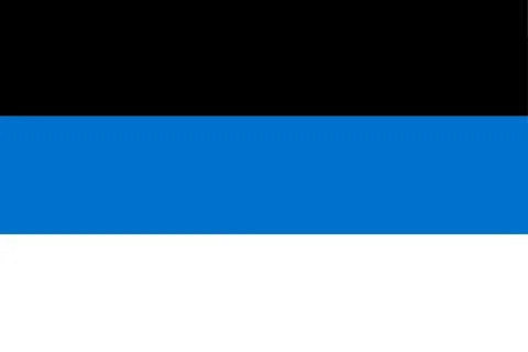 Flag of Estonia Stock Illustration