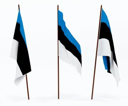 Flag of Estonia Stock Photos
