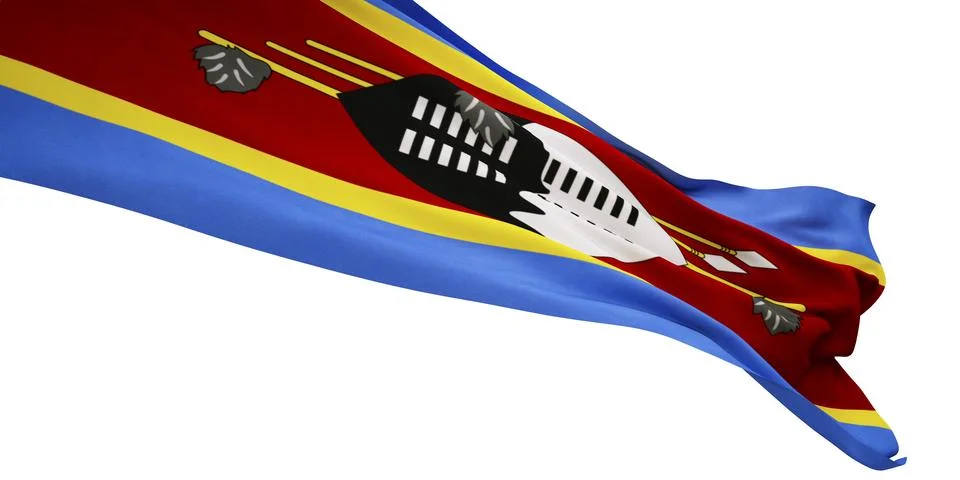 Flag of Eswatini Stock Illustration