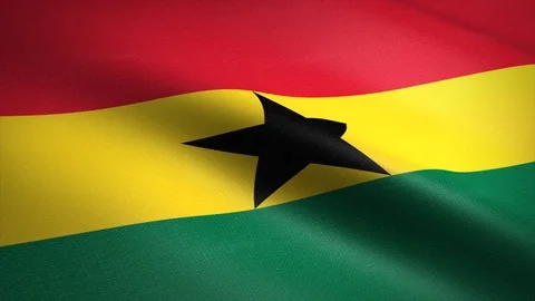 Flag of Ethiopia. Waving flag with highly detailed fabric texture seamless Stock-Footage 120799019