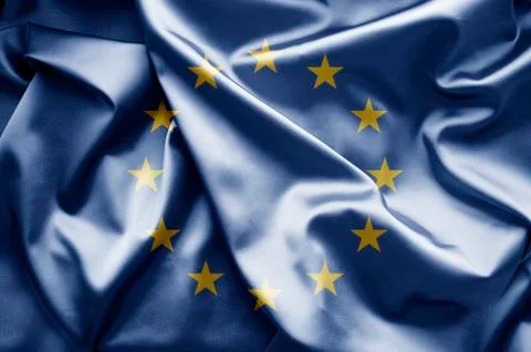 Flag of eu Stock Illustration