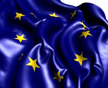 Flag of eu Stock Illustration