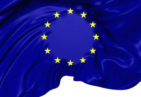 Flag of eu Stock Illustration