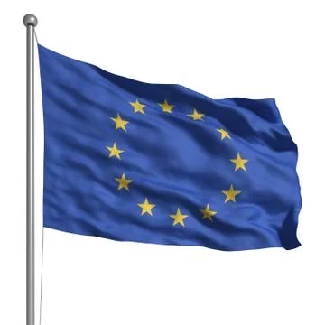 Flag of europe Stock Illustration
