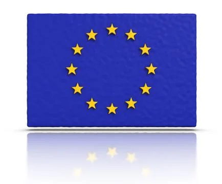 Flag of europe Stock Illustration