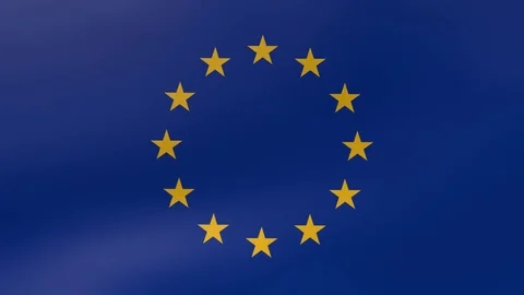 Flag European Stock Footage 82457382