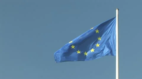 Flag of European Union Stockbeeldmateriaal 12404524