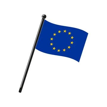 Flag of European Union Stock Illustration