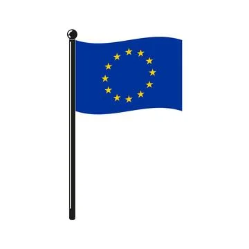 Flag of European Union Stock Illustration