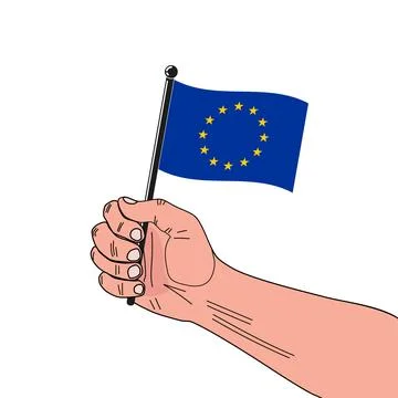 Flag of European Union Stock Illustration