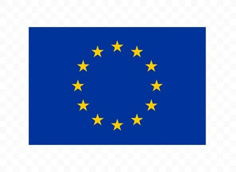 Flag of the European Union vector design Stock Illustration
