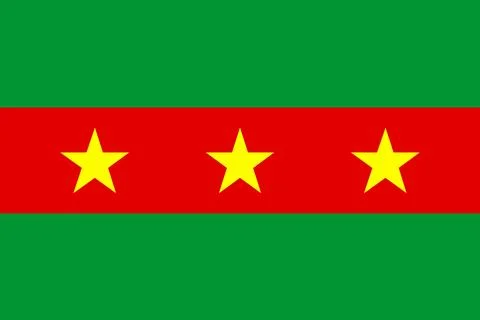 Flag of the Ewe people Illustrazione stock