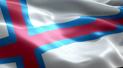Flag Faroe Islands Stock Footage 47740903