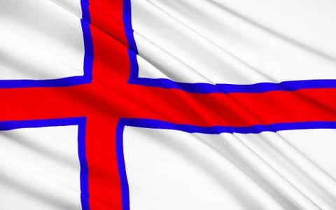 Flag of Faroe Islands Stock Illustration