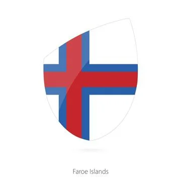 Flag of Faroe Islands. Illustration