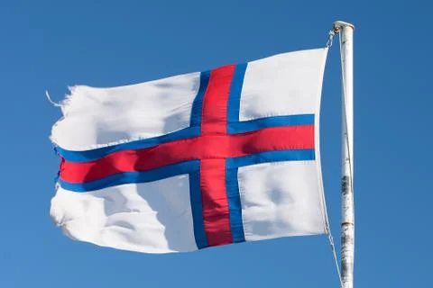 Flag of the Faroe Islands Stock Photos