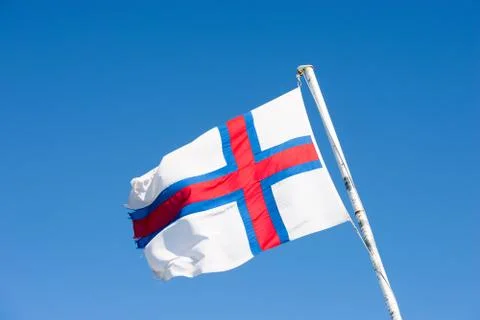 Flag of the Faroe Islands Stock Photos