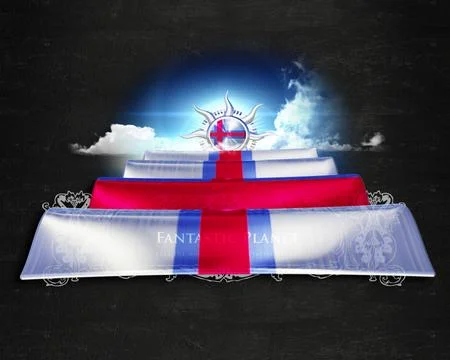 Flag FaroeIs quality designer flag Stock Illustration