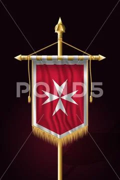 Flag of . Festive Vertical Banner. Wall Hangings Stock Illustration