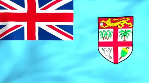 Flag Of Fiji Stock Footage 11355412