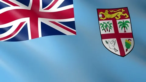 Flag of Fiji Stock Footage 151299621