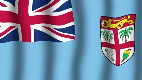 Flag of Fiji Stock Footage 175733880