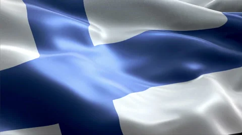 Flag Finland Stock-Footage 47741849
