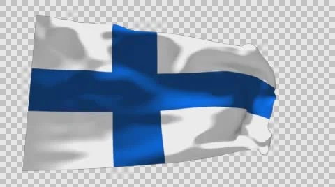 Flag of Finland Stockbeeldmateriaal 60938852