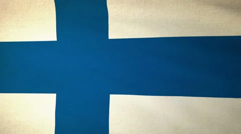Flag Finland Stock Footage 61577499