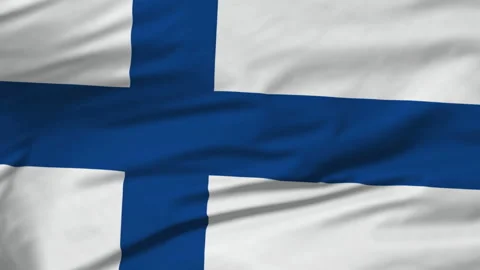 Flag of Finland Stock Footage 147102337