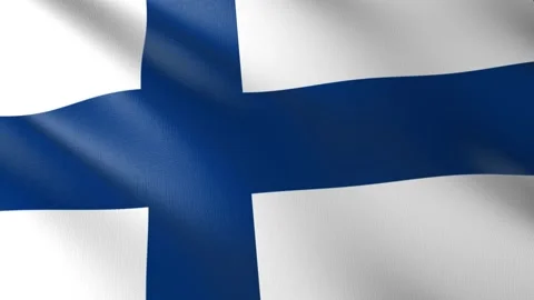 Flag of Finland Video stock 151299625