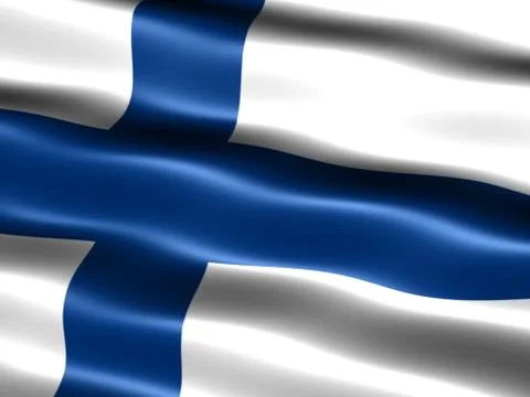 Flag of finland Stock Illustration